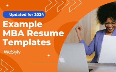 Example MBA Resume Templates From Top Programs