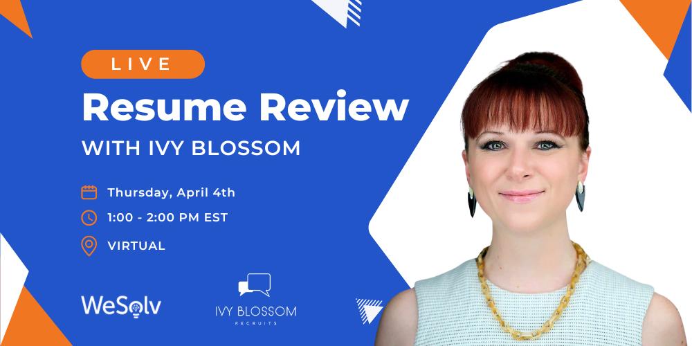 Resume Review with Ivy Blossom